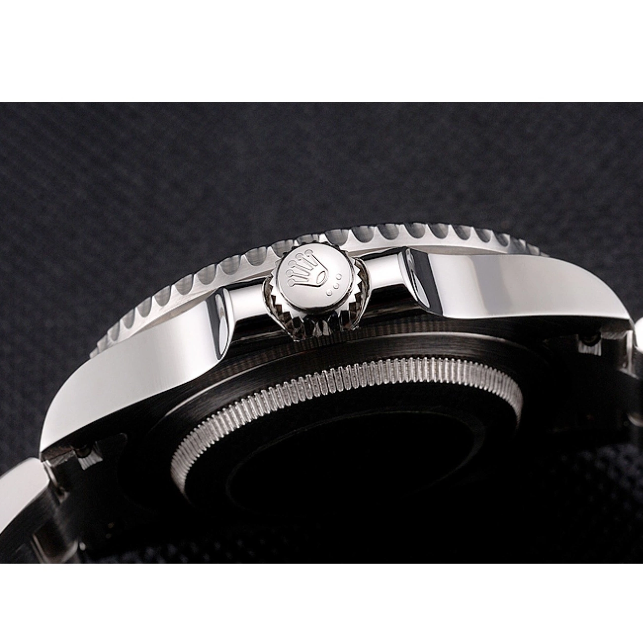 Aaa replica watch Steel Stainless Markings Submariner Diamond Bracelet Black Dial Rolex Case Swiss Silver And Bezel 0715